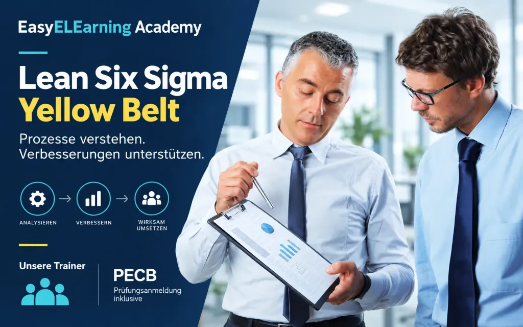 PECB certified Lean Six Sigma Yellow Belt Kurs (Online)
